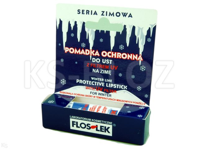 Flos-Lek Pomadka zimowa ochronna z filtrem UV interakcje ulotka   1 szt.