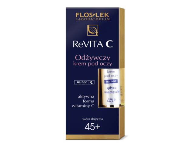 Flos-Lek Revita C Krem pod oczy odżywczy na noc interakcje ulotka krem - 15 ml