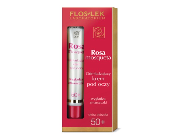 FLOS-LEK ROSA MOSQUETA Krem odmładzaj.p/oczy 50+ interakcje ulotka krem  20 ml