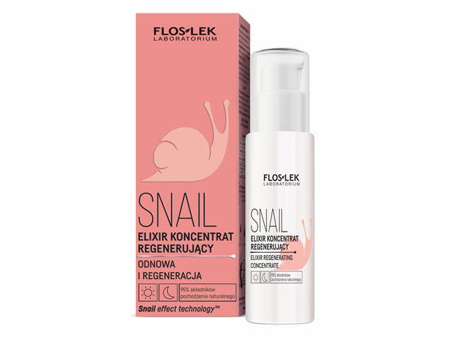 Flos-Lek Snail Elixir Koncentrat regenerujący interakcje ulotka koncentrat - 30 ml