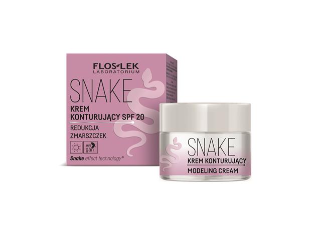 Flos-Lek Snake Krem konturujący na dzień SPF 20 interakcje ulotka krem  50 ml