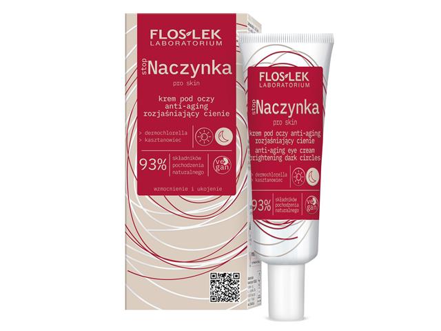 Flos-Lek Stop Naczynka Krem anti-aging pod oczy rozjaśniający cienie interakcje ulotka   30 ml