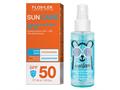 FLOS-LEK SUN CARE Krem - Żel ANTI-SPOT SPF 50 + MISTLOVE Nawilżająca Mgiełka MARINE WATER interakcje ulotka zestaw  30 ml