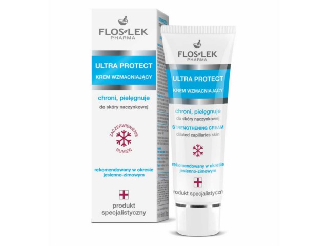 Flos-Lek Ultra Protect Krem wzmacniający interakcje ulotka krem - 50 ml
