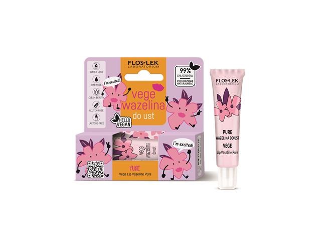 Flos-Lek Vege Lip Wazelina do ust naturalna interakcje ulotka wazelina - 10 g