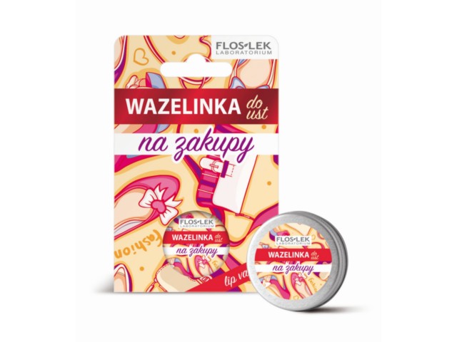 Flos-Lek Wazelina do ust na zakupy interakcje ulotka   15 g