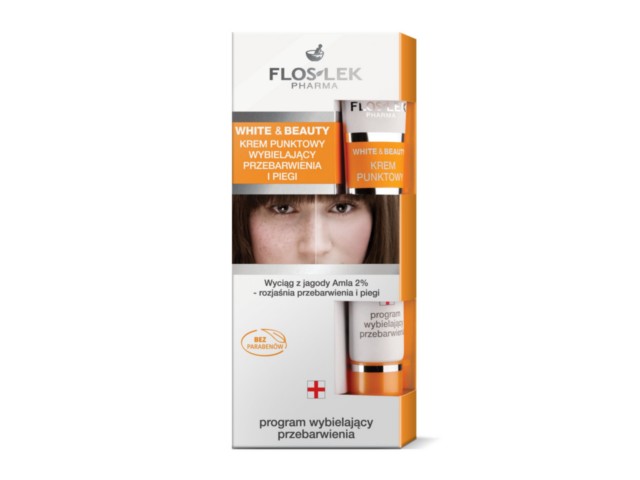 Flos-Lek White & Beauty Krem punktowo wybielający przebarwienia interakcje ulotka krem - 20 ml