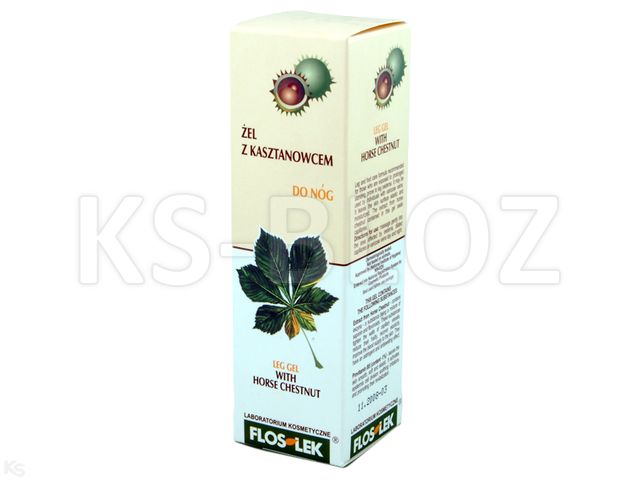 Flos-Lek Żel z kasztanowcem interakcje ulotka żel - 50 ml
