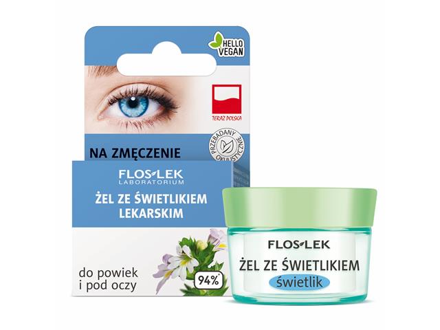 Flos-Lek Żel ze świetlikiem interakcje ulotka żel  10 g