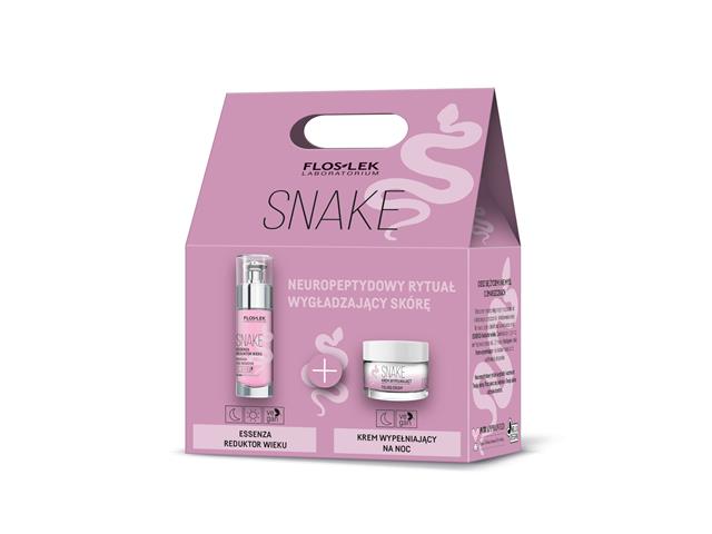 FLOS-LEK Zestaw SNAKE (Krem wypełniający i Essenza Reduktor Wieku) interakcje ulotka   50 ml | (+ 30 g)