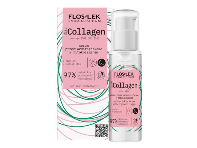 Floslek Laboratorium fitoCollagen Pro Age Serum przeciwzmarszczkowe z fitokolagenem interakcje ulotka serum  30 ml