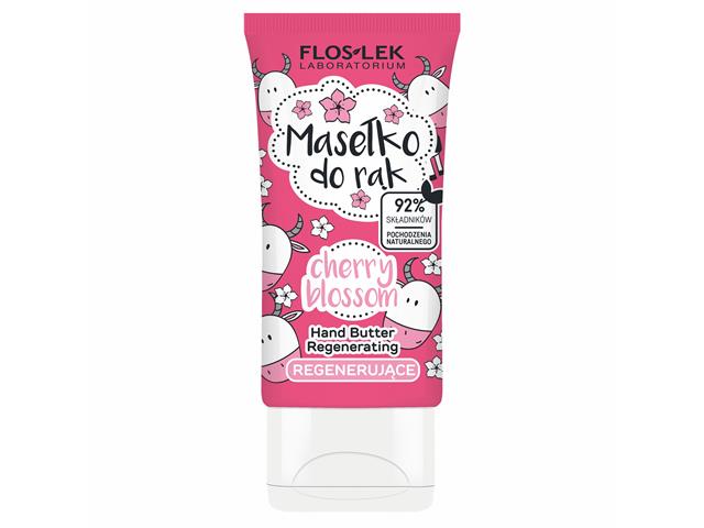 Floslek Laboratorium Hand Care Masełko do rąk regenerujące cherry blossom interakcje ulotka masło  50 ml