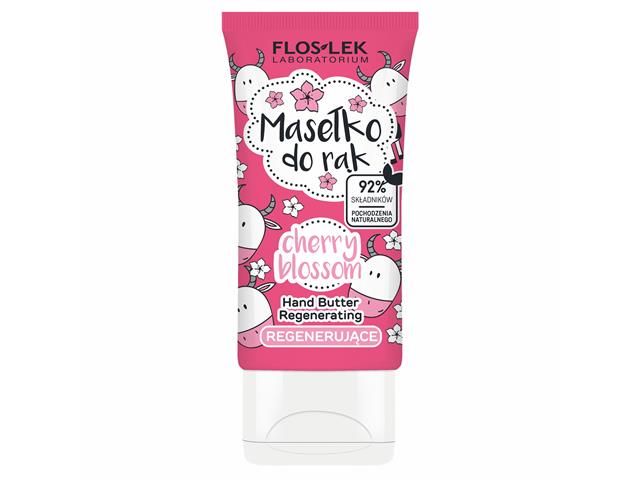 Floslek Laboratorium Hand Care Masełko do rąk regenerujące cherry blossom interakcje ulotka masło - 50 ml