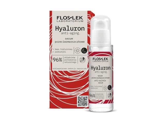 Floslek Laboratorium Hyaluron Anti-Aging Serum przeciwzmarszczkowe interakcje ulotka serum  30 ml