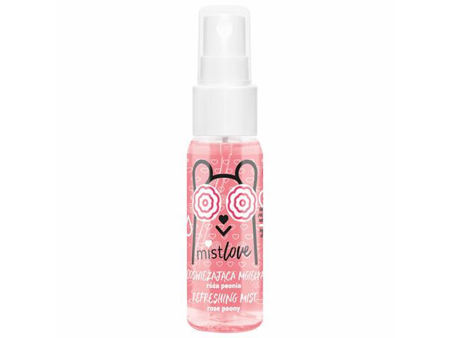 Floslek Laboratorium Mistlove Mgiełka odświeżająca róża peonia interakcje ulotka mgiełka - 30 ml