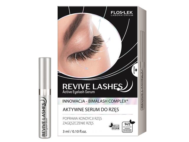 Floslek Laboratorium Revive Lashes Serum do rzęs aktywne interakcje ulotka serum  3 ml