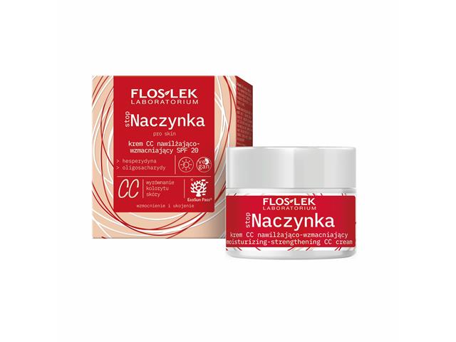 Floslek Laboratorium Stop Naczynka CC Krem nawilżająco-wzmacniający na dzień SPF 20 interakcje ulotka   50 ml