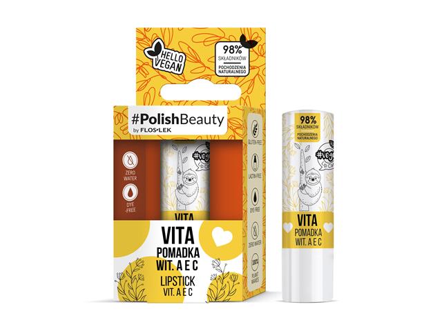 Floslek Laboratorium Vege Lip Care Vita Pomadka do ust witamina A, E, C interakcje ulotka pomadka do ust  1 szt.