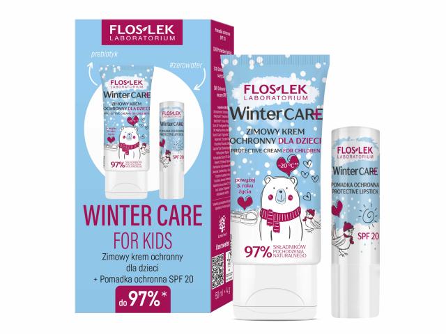 Floslek Laboratorium Winter Care For Kids zest. Zimowy Kr. ochr. dla dzieci + Pomad. ochr. SPF 20 interakcje ulotka zestaw  50 ml