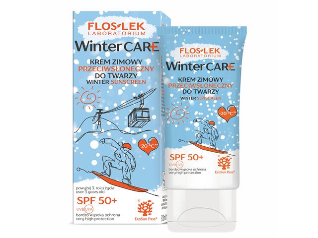 Floslek Laboratorium Winter Care Krem przeciwsłoneczny do twarzy zimowy SPF 50+ interakcje ulotka   30 ml