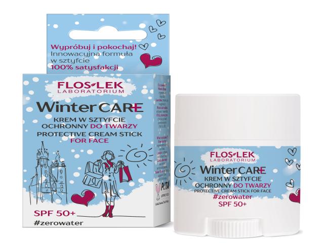 Floslek Laboratorium Winter Care Krem w sztyfcie do twarzy ochronny SPF 50+ interakcje ulotka sztyft  20 g