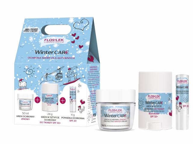 Floslek Laboratorium Winter Care Ochrona Skóry Dla Aktywnych Zestaw Krem ochr.+Krem w sztyf.+Pomad. interakcje ulotka zestaw  50 ml (+ 20 g + 4 g)