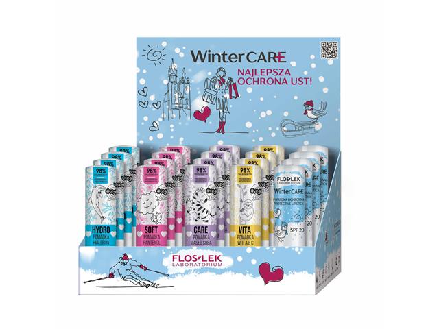 FLOSLEK LABORATORIUM WINTER CARE Zestaw Pomadek zimowych Najlepsza Ochrona Ust interakcje ulotka   20 szt.