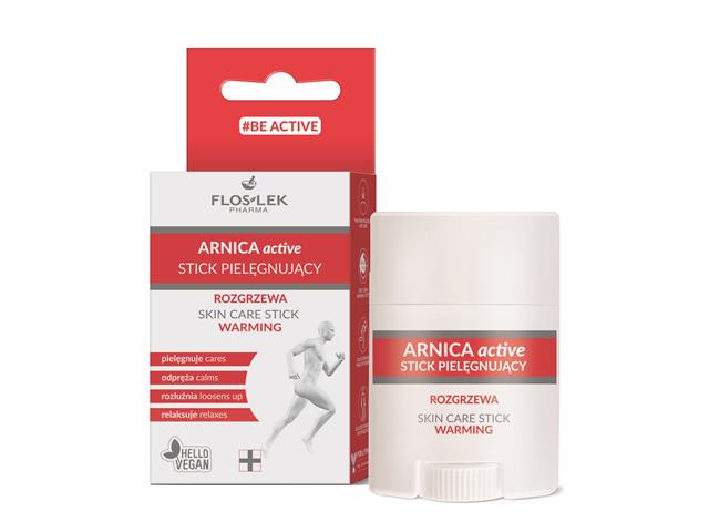 Floslek Pharma Arnica Active Stick pielęgnujący rozgrzewa interakcje ulotka sztyft  22 g