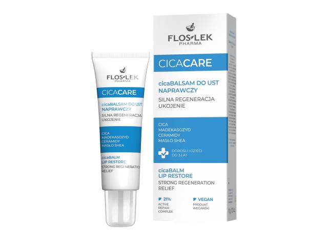 Floslek Pharma Cica Care Cica Balsam do ust naprawczy interakcje ulotka balsam 10 g