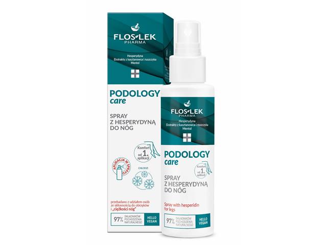 Floslek Pharma Podology Care Spray do nóg z hesperydyną interakcje ulotka spray do stosowania na skórę  100 ml