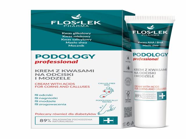 Floslek Pharma Podology Professional Krem na odciski i modzele z kwasami interakcje ulotka krem  15 ml