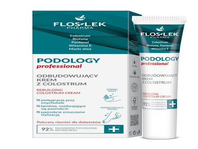 Floslek Pharma Podology Professional Krem odbudowujący z colostrum interakcje ulotka krem - 15 ml