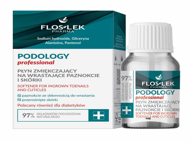 Floslek Pharma Podology Professional Płyn na wrastające paznokcie i skórki zmiękczający interakcje ulotka płyn - 10 ml
