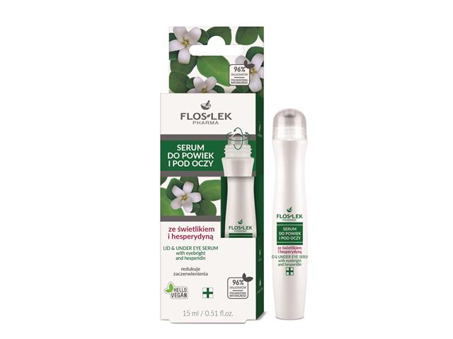 Floslek Pharma Serum do powiek i pod oczy ze świetlikiem i hesperydyną interakcje ulotka   15 ml