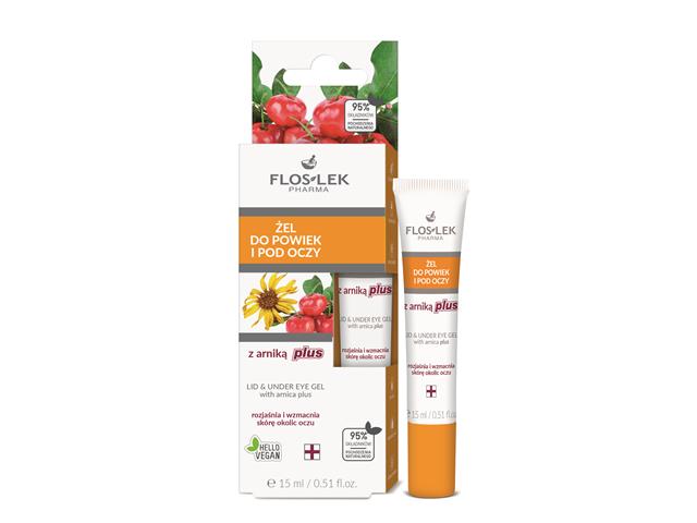 Floslek Pharma Żel do powiek i pod oczy z arniką plus interakcje ulotka żel - 15 ml