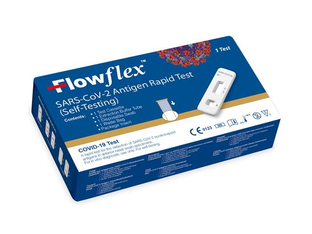 Flowflex SARS-CoV-2 Rapid Test self testing antigen interakcje ulotka   1 szt.