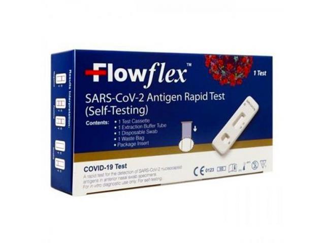 Flowflex SARS-CoV-2 Rapid Test self-testing antigen interakcje ulotka test  1 szt.