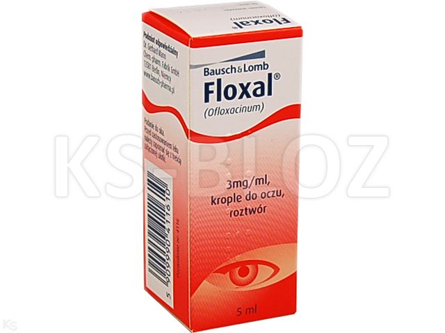 Floxal interakcje ulotka krople do oczu, roztwór 3 mg/ml 5 ml | butelka