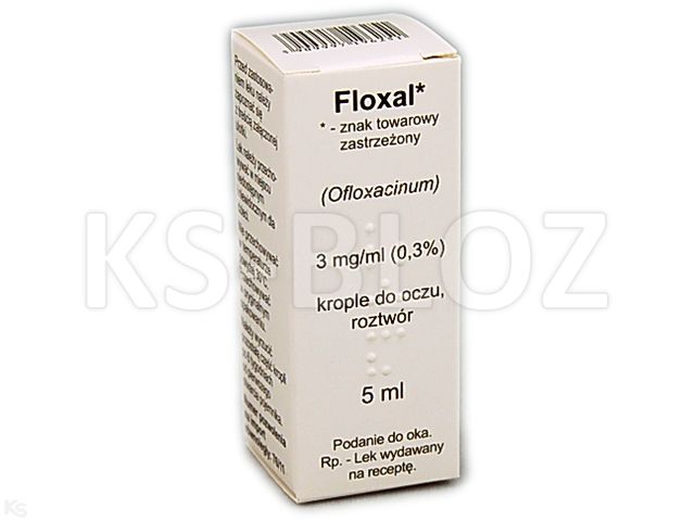 Floxal interakcje ulotka krople do oczu, roztwór 3 mg/ml 5 ml | butelka