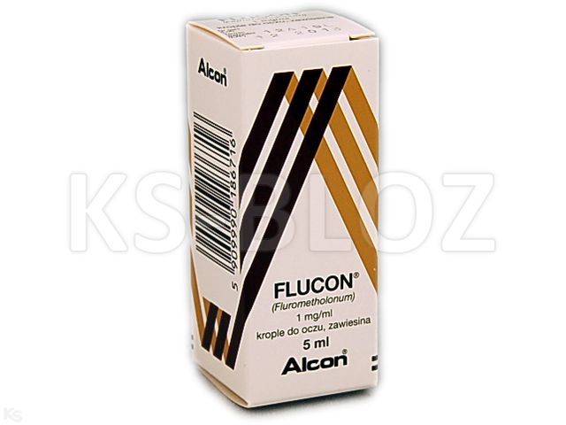 Flucon interakcje ulotka krople do oczu, zawiesina 1 mg/ml 5 ml | butelka