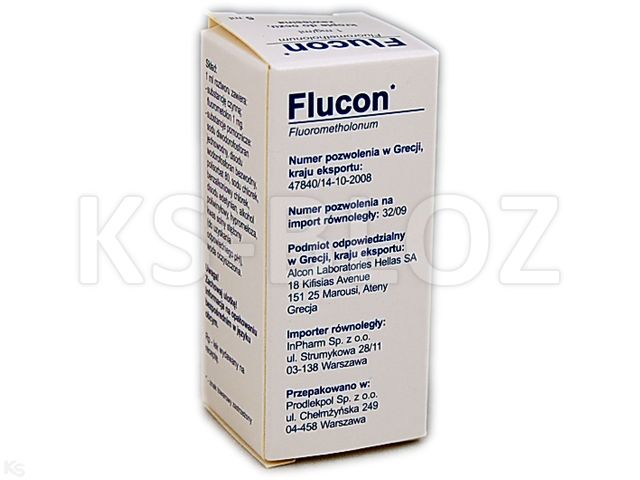 Flucon interakcje ulotka krople do oczu, zawiesina 1 mg/ml 5 ml | butelka