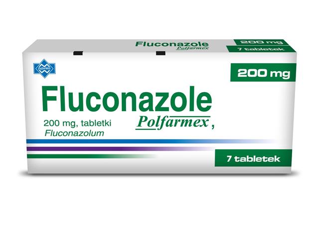 Fluconazole Polfarmex interakcje ulotka tabletki 200 mg 7 tabl. | blister