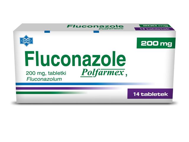 Fluconazole Polfarmex interakcje ulotka tabletki 200 mg 14 tabl. | blister
