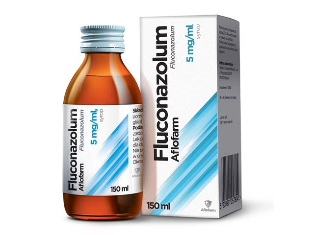 Fluconazolum Aflofarm (Candifluc) interakcje ulotka syrop 5 mg/ml 150 ml | butelka