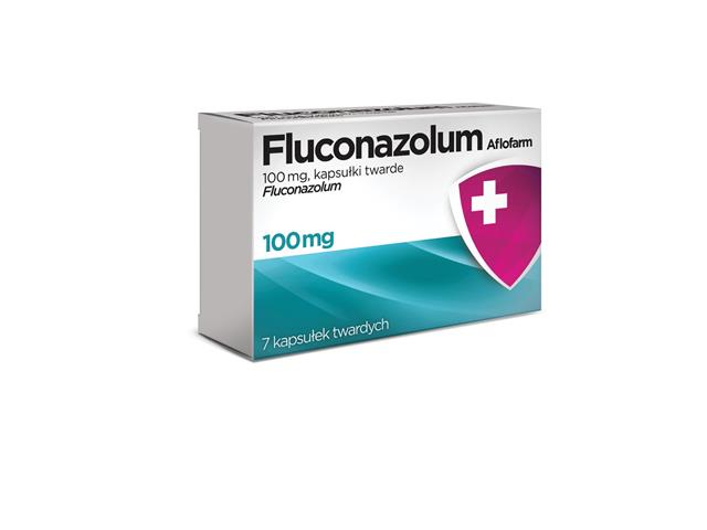 Fluconazolum Aflofarm interakcje ulotka kapsułki twarde 100 mg 7 kaps.