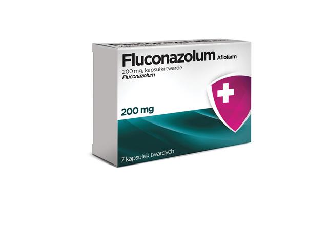 Fluconazolum Aflofarm interakcje ulotka kapsułki twarde 200 mg 