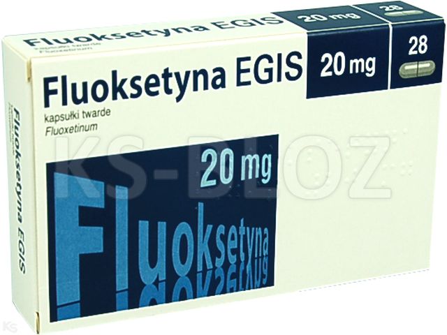 Fluoksetyna Egis interakcje ulotka kapsułki twarde 20 mg 28 kaps.