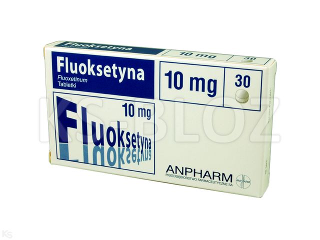 Fluoksetyna interakcje ulotka tabletki 10 mg 30 tabl.