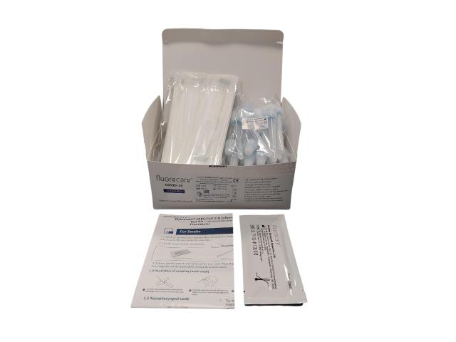 Fluorecare SARS-CoV-2 & Influenza A/B & RSV Antigen Combo Test kit interakcje ulotka test - 25 szt.