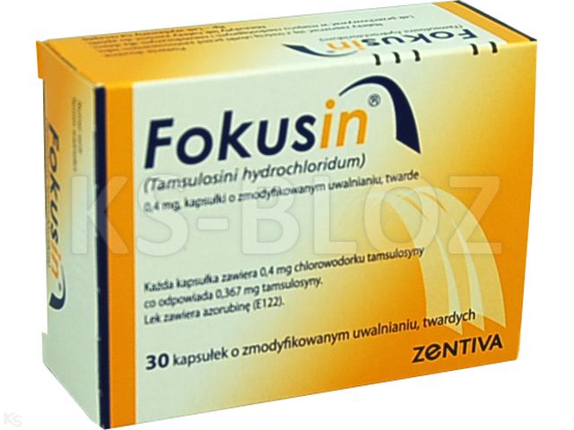 Fokusin interakcje ulotka kapsułki o zmodyfikowanym uwalnianiu twarde 400 mcg 30 kaps. | (3 blist. po 10 kaps.)